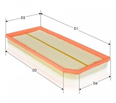 Фільтр повітряний MB C (C205), E (W213, C238, A238), 1.5H/2.0/2.0H, 17- TECNECO FILTERS ar1685pm