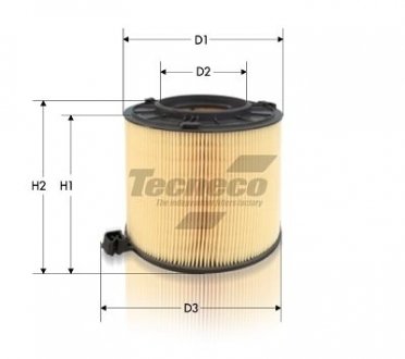 Фильтр воздушный Audi A4, A5 15- TECNECO FILTERS ar2252