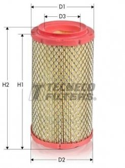 Фильтр воздушный Fiat Ducato/Citroen Jumper/Peugeot Boxer 2.5TDI 02- TECNECO FILTERS ar503i