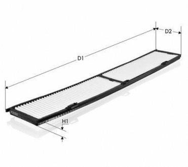 Фильтр салона BMW 1 (E81, E87, F20), 3 (E90), X1 (E94) TECNECO FILTERS ck8430