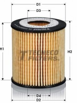 Фильтр масляный BMW E60/E65/E90 05- TECNECO FILTERS ol010057e