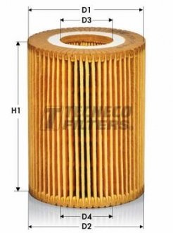 Фильтр масляный Bmw 320-328/520-530/728-740 95- TECNECO FILTERS ol0205e