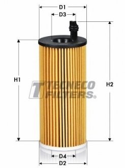 Фильтр масляный Mercedes W213 220D (OM654) Mercedes W213, S213 TECNECO FILTERS ol2160e