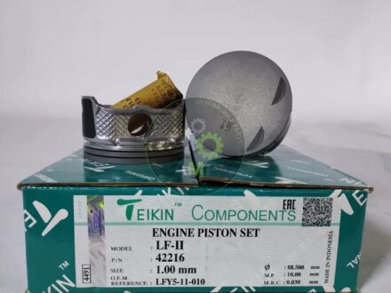 Поршни +1.00mm (Комплект на мотор) Mazda6 GH 2.0 TEIKIN 42216100