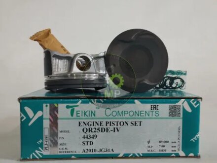 Поршни STD (Комплект на мотор) Nissan QR25DE X-Trail, Rogue, Teana TEIKIN 44349STD