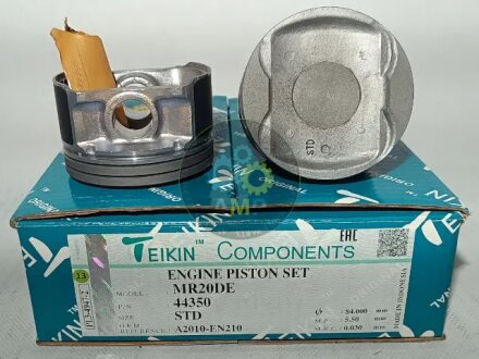 Поршні STD (Комплект на двигун) MR20DE Nissan Qashqai, X-Trail T31 TEIKIN 44350STD