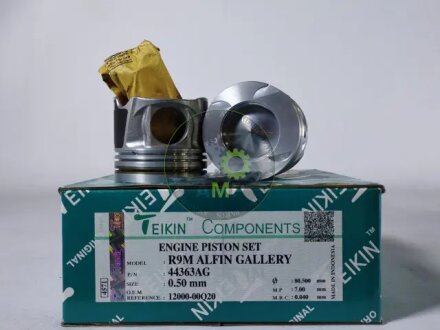 Поршни ремонт +0.50мм (Комплект на мотор) Nissan 1.6 dCi R9M,Trafic,Vivaro,Mercedes OM622,Fiat Talento TEIKIN 44363AG050