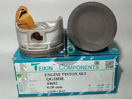 Поршни ремонт (+0.50мм) (Комплект на мотор) Nissan QG18DE TEIKIN 44682050
