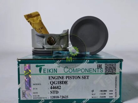 Поршни стандарт (STD) (Комплект на мотор) Nissan QG18DE TEIKIN 44682STD
