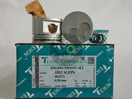 Поршни Alfin ремонт (+0.50мм) (Комплект на мотор) Toyota 1HZ TEIKIN 46257A050