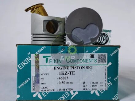 Поршни ремонт (+0.50мм) (к-кт на мотор) Toyota 1KZ-TE TEIKIN 46283050