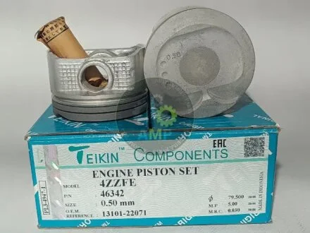 Поршни 79mm +0.50mm (Комплект на мотор) 4ZZ-FE Toyota Corolla TEIKIN 46342050