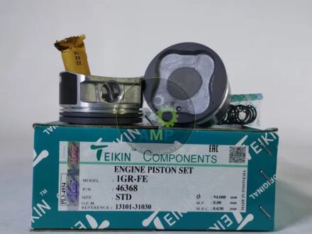 Поршни STD (Комплект на мотор) 1GR-FE 4,0L Toyota Land Cruiser Prado, 4runner, Fortuner TEIKIN 46368STD