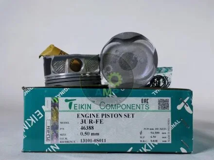 Поршні ремонт(+0.50мм)Комплект на двигун Toyota 3UR-FE 5.7L Tundra,LX570,TLC200 TEIKIN 46388050