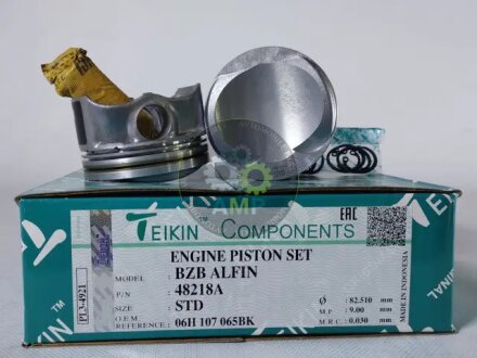 Поршни STD (Комплект на мотор) Volkswagen Audi Seat Skoda BZB/BYJ/BYT/CABA/CABB/CABD/CEAA/CGYA TEIKIN 48218ASTD