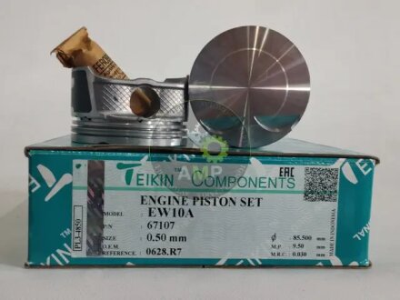 Поршні ремонт (+0.50мм) (Комплект на двигун) Peugeot EW10A TEIKIN 67107050