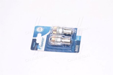 Лампа LED покажчиків поворотів і стоп-сигналів 24V BA15S 15SMD WHITE <> TEMPEST tmp-lx17-s25-24