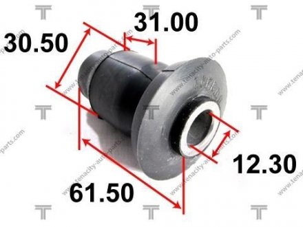 Сайлентблок рычага Mazda 323 TENACITY aamma1009