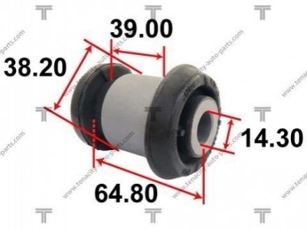 Сайлентблок рычага Mazda 3, 5 TENACITY aamma1047