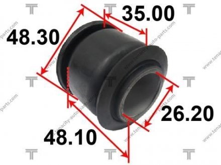 Купить Сайлентблок рычага TENACITY aamni1051 (фото1) подбор по VIN коду, цена 267 грн.