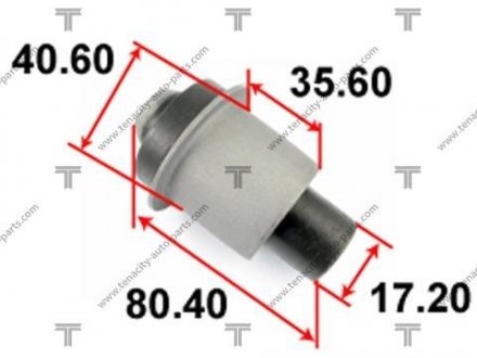 Сайлентблок рычага Nissan Note, Volkswagen Touareg, Nissan Tiida TENACITY aamni1056