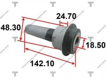 Сайлентблок рычага Nissan X-Trail, Qashqai, Renault Koleos, Nissan Juke TENACITY aamni1067