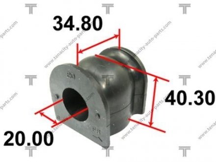 Втулка стабілізатора TENACITY asbho1028