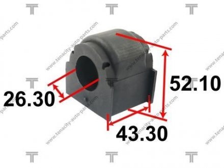 Купити Втулка стабілізатора TENACITY asbma1020 (фото1) підбір по VIN коду, ціна 311 грн.