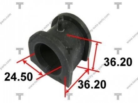 Купить Втулка стабилизатора mitsubishi lancer 01-06 TENACITY asbmi1006 (фото1) подбор по VIN коду, цена 166 грн.