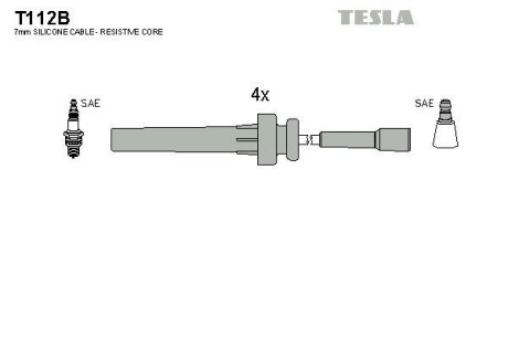 Комплект кабелей зажигания Tesla Motors t112B