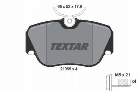 Тормозные колодки TEXTAR 2105503