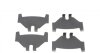 Купить Комплект гальмівних колодок задн, SUZUKI BALENO, S-CROSS, SWIFT IV, SWIFT V, SX4 S-CROSS, VITARA TOYOTA YARIS 1.0-1.6D 11.05- Suzuki Swift, SX4, Vitara TEXTAR 2525801 (фото3) подбор по VIN коду, цена 2487 грн.