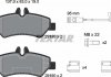 Купить Колодки тормозные (задние) MB Sprinter 209319 CDI/VW Crafter 3035 06(Bosch) Q(с Датчиком) Mercedes W906, Volkswagen Crafter, Mercedes Sprinter, V-Class, T1/T2 TEXTAR 2919001 (фото2) подбор по VIN коду, цена 1818 грн.