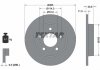 Купити Диск гальмівний (задній) Mazda 3 1.3-2.2 MZR 04-14 (265x11) Mazda 3 TEXTAR 92130500 (фото2) підбір по VIN коду, ціна 1500 грн.