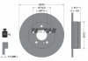 Купити Диск гальмівний (задній) MB C-class (W204/S204/C204) 07- (278x9) PRO Mercedes W204, S204, C204 TEXTAR 92163103 (фото1) підбір по VIN коду, ціна 1295 грн.