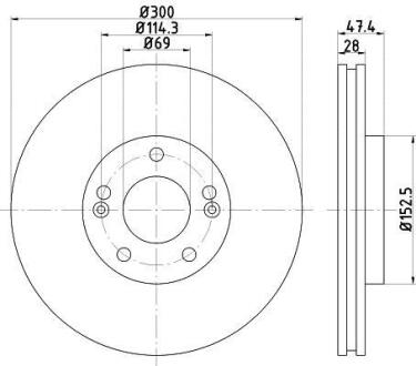 Гальмiвнi диски ZN TEXTAR 92166200