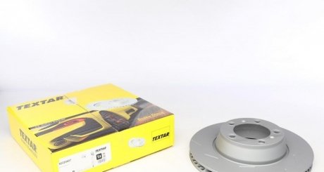Диск тормозной (задний) Porsche Panamera 09- (L) (330x28) PRO+ (с прорезом) (легированный) TEXTAR 92220607
