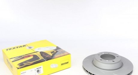 Диск тормозной (задний) Porsche Panamera 09- (R) (330x28) PRO+ (с прорезом) (легированный) TEXTAR 92220707