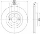 Купить Диск тормозной (передний) Hyundai Santa Fe 06-/Kia Sorento 09- (321x28) PRO KIA Sorento, Hyundai Santa Fe TEXTAR 92242903 (фото1) подбор по VIN коду, цена 3469 грн.