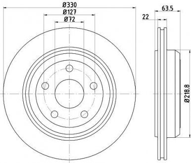 Тормозной диск Jeep Grand Cherokee TEXTAR 92273403