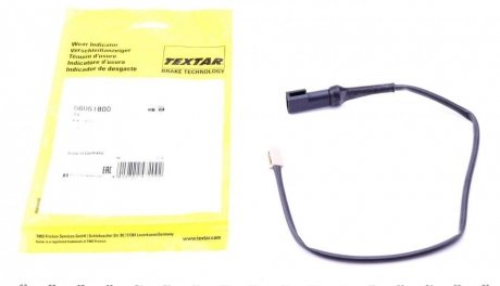 Датчик износа тормозных колодок (задних) Ford Tourneo Custom/Transit Custom 2.0/2.2TDCI12- (L=475mm) Ford Transit TEXTAR 98051800