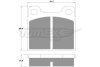 Купити Колодки тормозные задние Opel Ascona, Mercedes W116, W126, C126, Opel Rekord, Volvo 240 (P242, P244), 940 TOMEX Brakes tx 10-19 (фото1) підбір по VIN коду, ціна 436 грн.