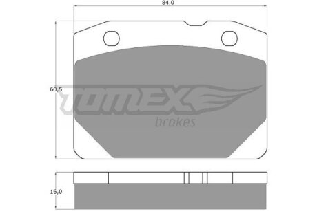 Купить Колодки тормозные передние TOMEX Brakes tx 10-31 (фото1) подбор по VIN коду, цена 461 грн.