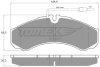 Купити Колодки тормозные перед/зад. TOMEX Brakes tx 11-111 (фото1) підбір по VIN коду, ціна 1007 грн.