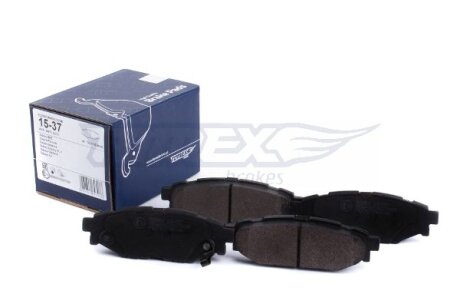 Колодки тормозные задние TOMEX Brakes tx 15-37