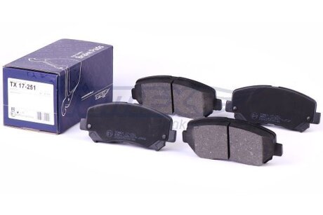 Колодки гальмівні передні TOMEX Brakes tx 17-251