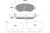 Купить Колодки гальмівні передні Subaru Impreza, Forester, XV, Outback, Legacy TOMEX Brakes tx 17-65 (фото1) подбор по VIN коду, цена 1191 грн.
