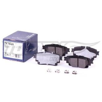 Колодки тормозные задние Toyota Highlander TOMEX Brakes tx 19-81