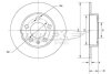 Купити Диск тормозной задний TOMEX Brakes tx 70-01 (фото1) підбір по VIN коду, ціна 757 грн.