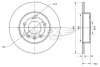 Купити Диск тормозной задний TOMEX Brakes tx 70-06 (фото1) підбір по VIN коду, ціна 980 грн.